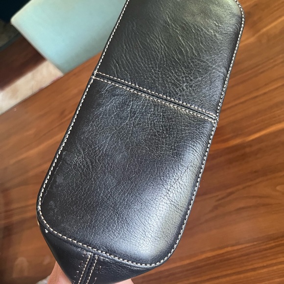 Fossil black preowned hand bag purse shoulder bag - Picture 5 of 9